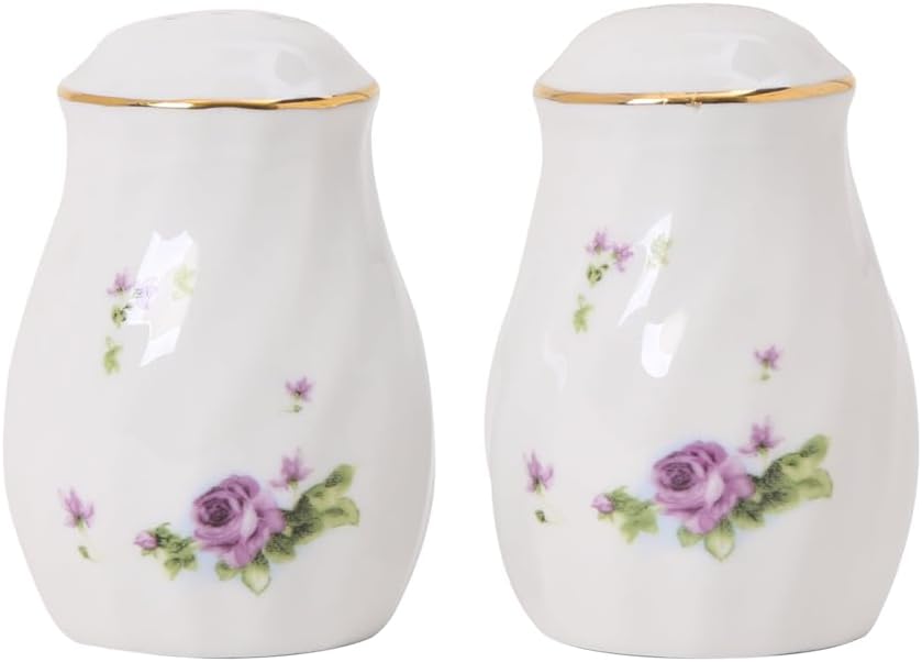 Lynns Paradise Floral Salt and Pepper Shaker Set