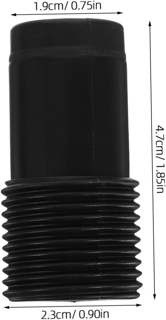 2pcs Plastic Threaded Broom Handle Adapter for Mops and Brushes