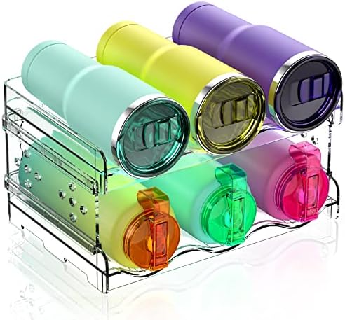 Areforic 2 Pack Stacking Water Bottle Organizer
