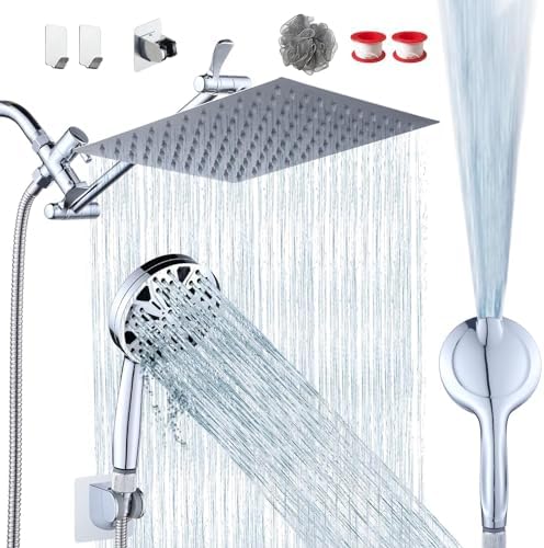Razime 10 High Pressure Rainfall Shower Head with Handheld Combo