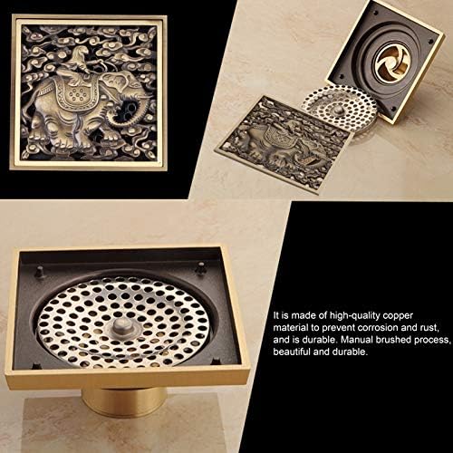 Kuuleyn Copper Shower Drain Cover Kit for Bathroom and Kitchen