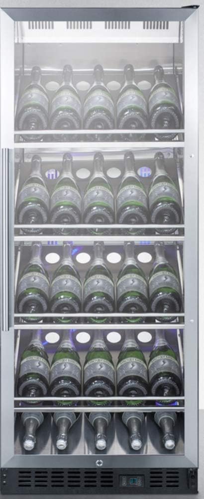 Summit Appliance SCR1156CH Commercial Wine Cellar 24 Wide