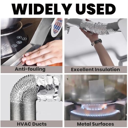 ADHES Heavy Duty Aluminum Foil Tape 2 Inch x 210 Feet
