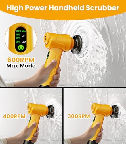 Qimedo 5000mAh Battery Spin Scrubber Q4