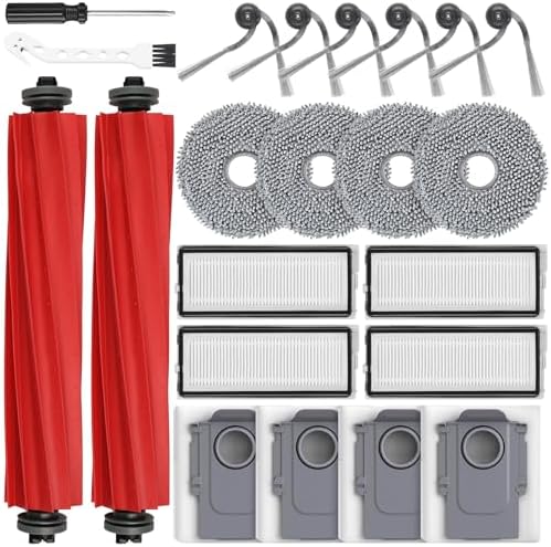 DrFlito 22-Pack Replacement Accessories Kit for Roborock QV35AQV35S
