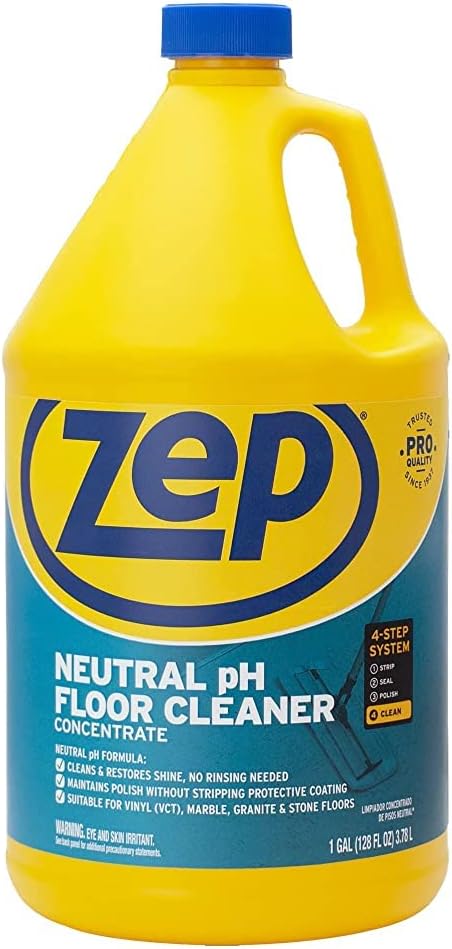 Zep Neutral pH Floor Cleaner 1 Gallon Case of 4 1