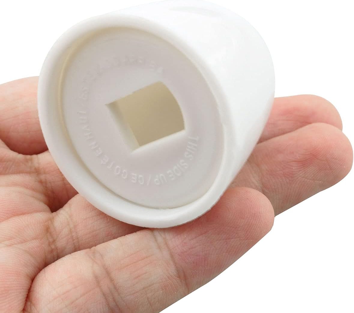 4pcs Universal Toilet Bolt Caps White