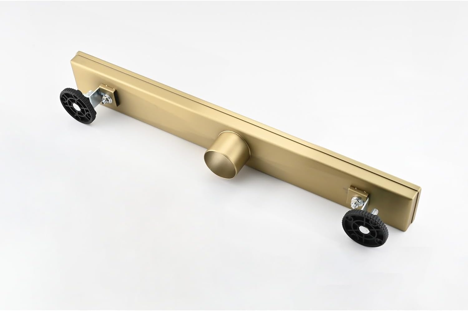 Benicabaly Linear Shower Drain with Brushed Gold Finish 1
