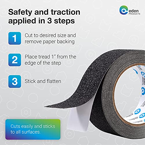 EdenProducts Heavy Duty Anti Slip Tape 2x20ft 2 Pack
