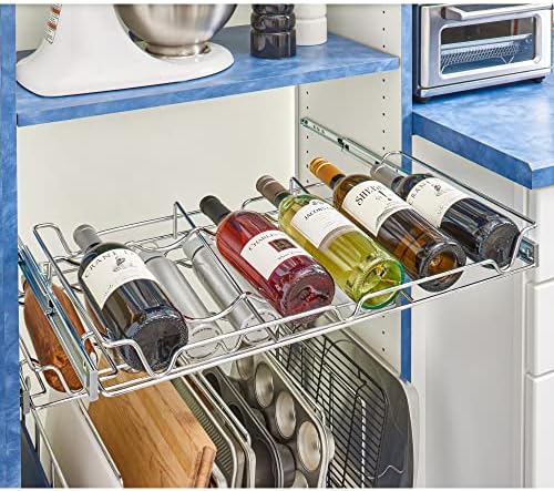 Rev-A-Shelf Pull-Out Wine Rack Organizer 30 Chrome
