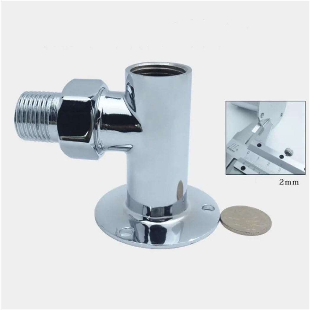 Stainless Steel Wall Mounted Shower Arm Holder - 28cm 45 Degree Extension