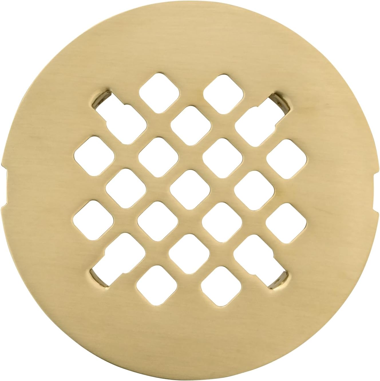 LXLOTUS 425 Light Gold Shower Drain Cover - Solid Brass Replacement 1