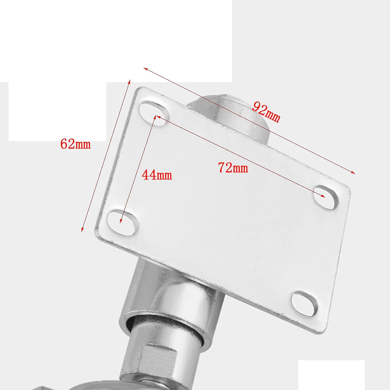 ZYFA Heavy Duty Spring Loaded Swivel Caster for Gates