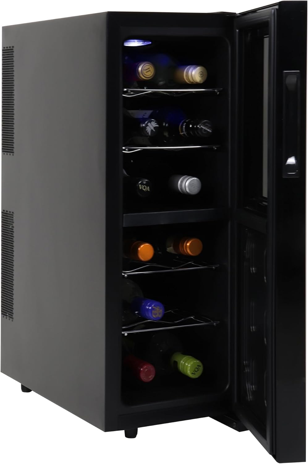 Koolatron 12 Bottle Wine Cooler with Beech Wood Racks