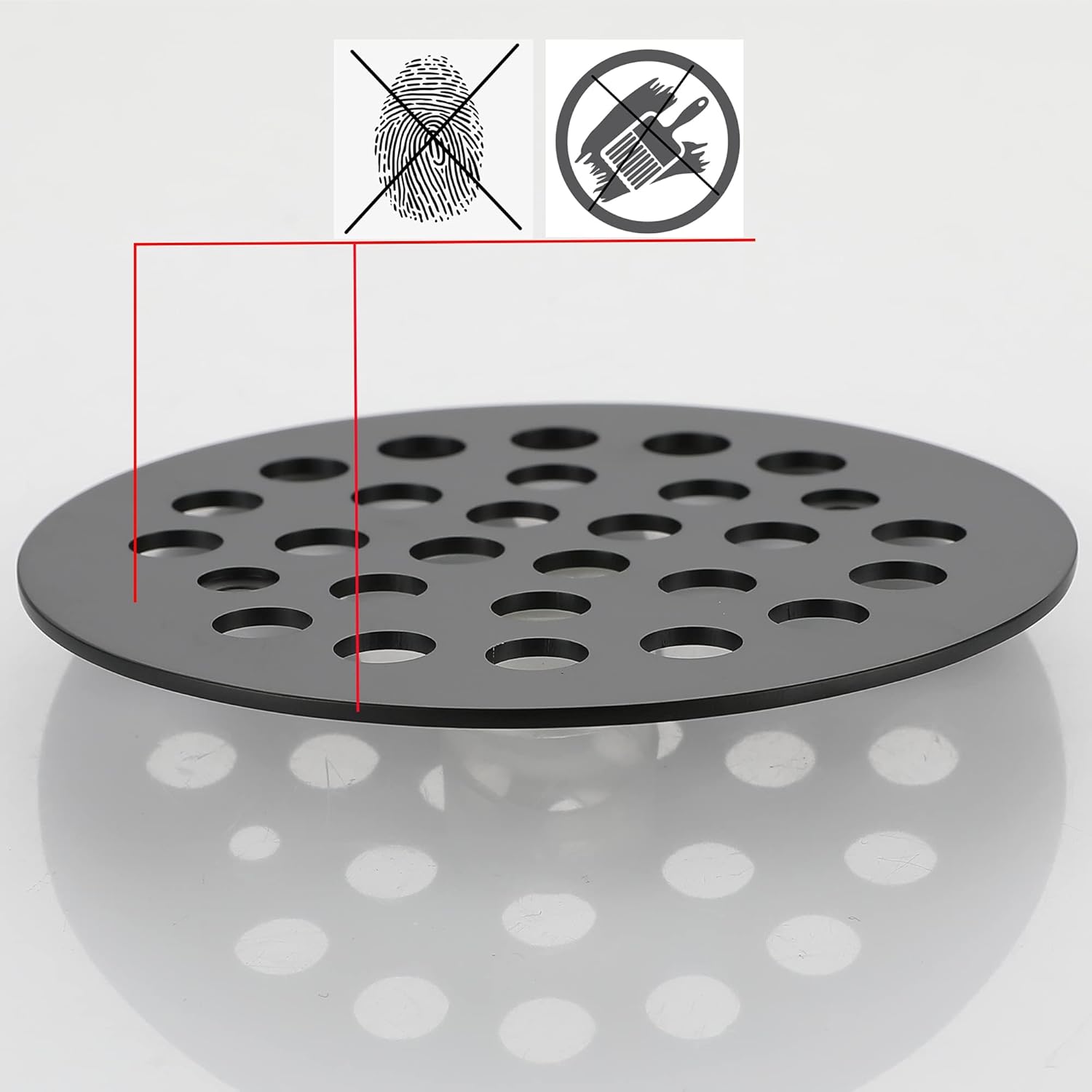 4-14 Inch Screw-in Shower Drain Cover Replacement
