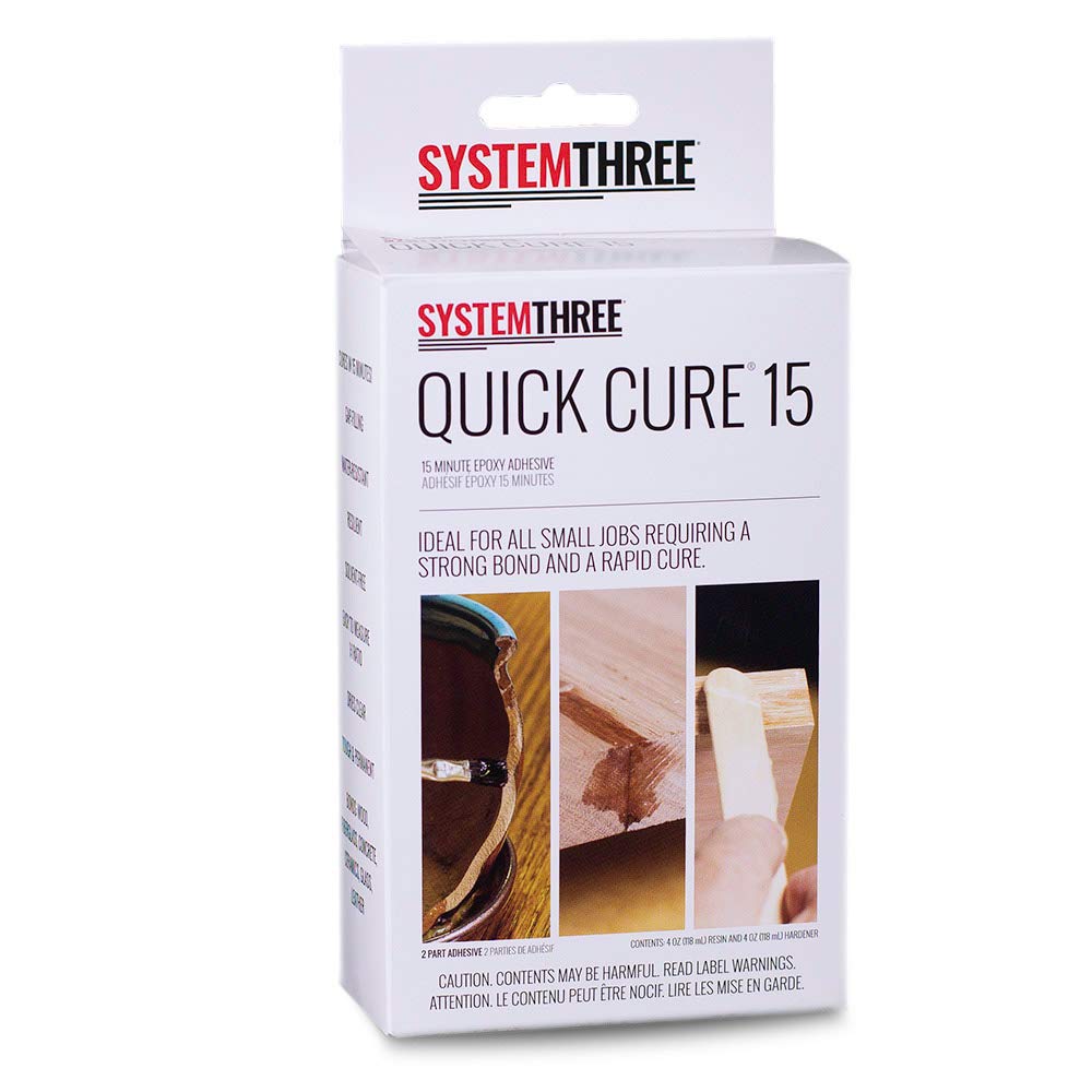 System Three Quick Cure 15 Epoxy Adhesive Kit