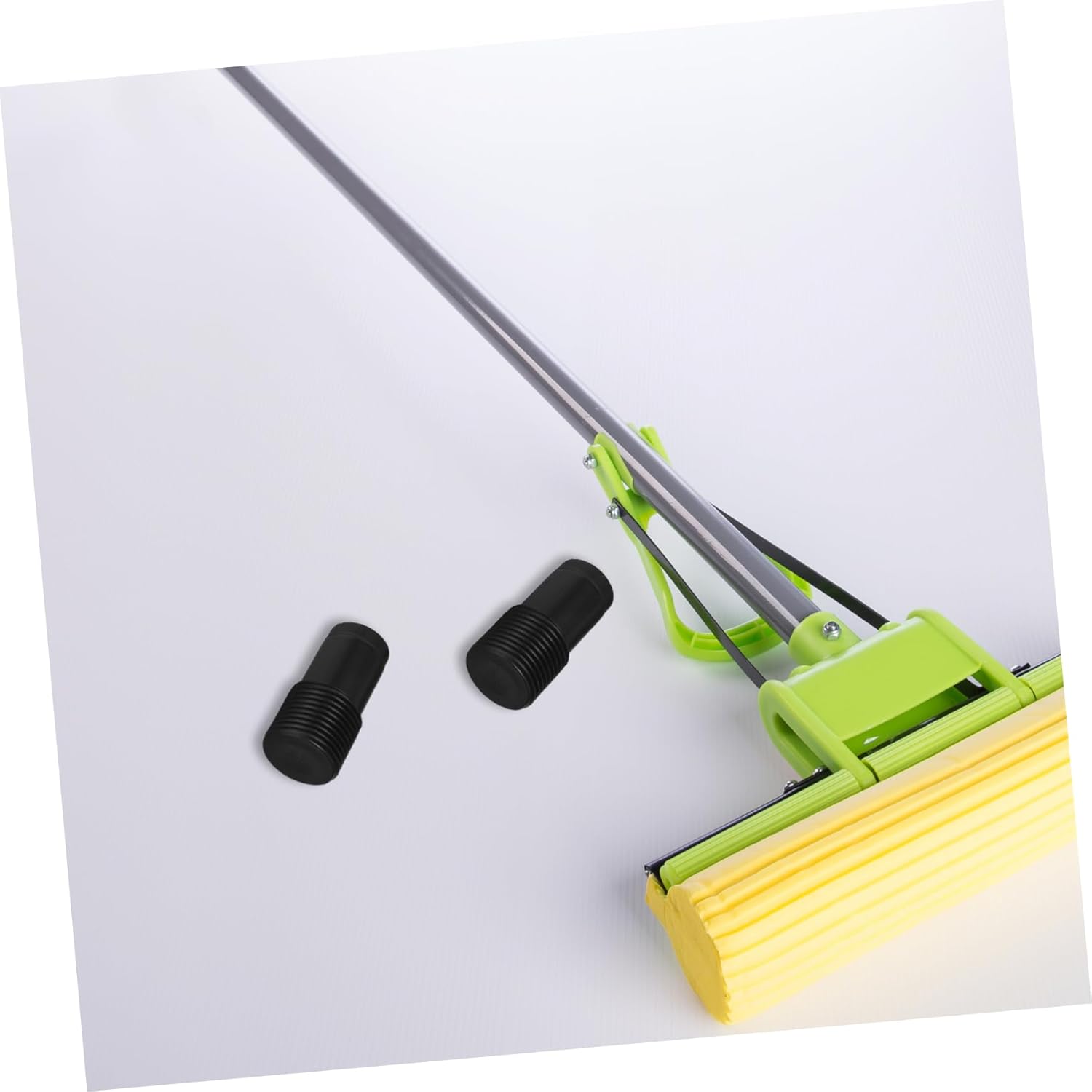 2pcs Plastic Threaded Broom Handle Adapter for Mops and Brushes
