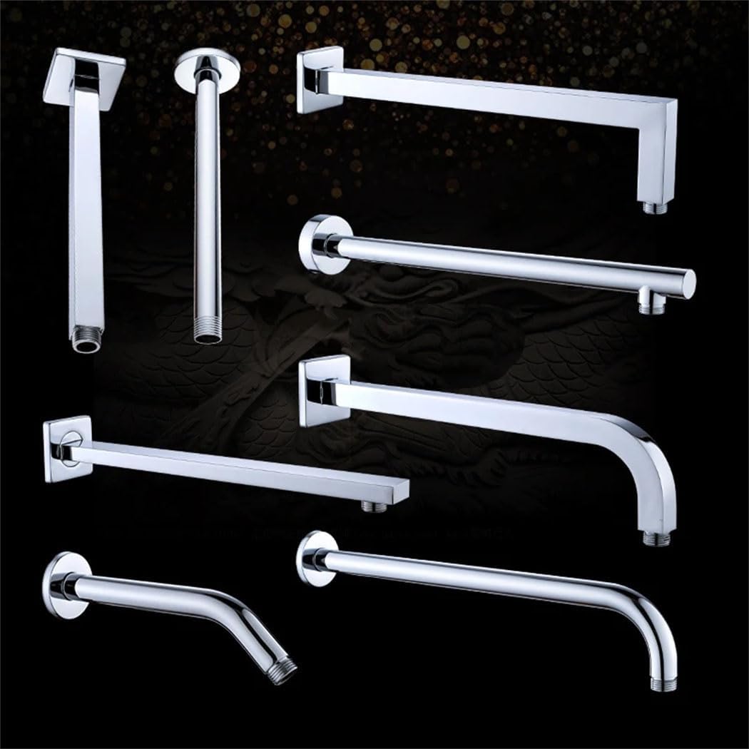 Stainless Steel Wall Mounted Shower Arm with Ceiling Rod