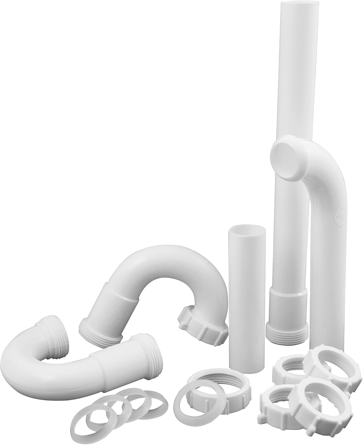 Plumb Craft Bathroom Sink Drain Repair Kit White 15 Piece