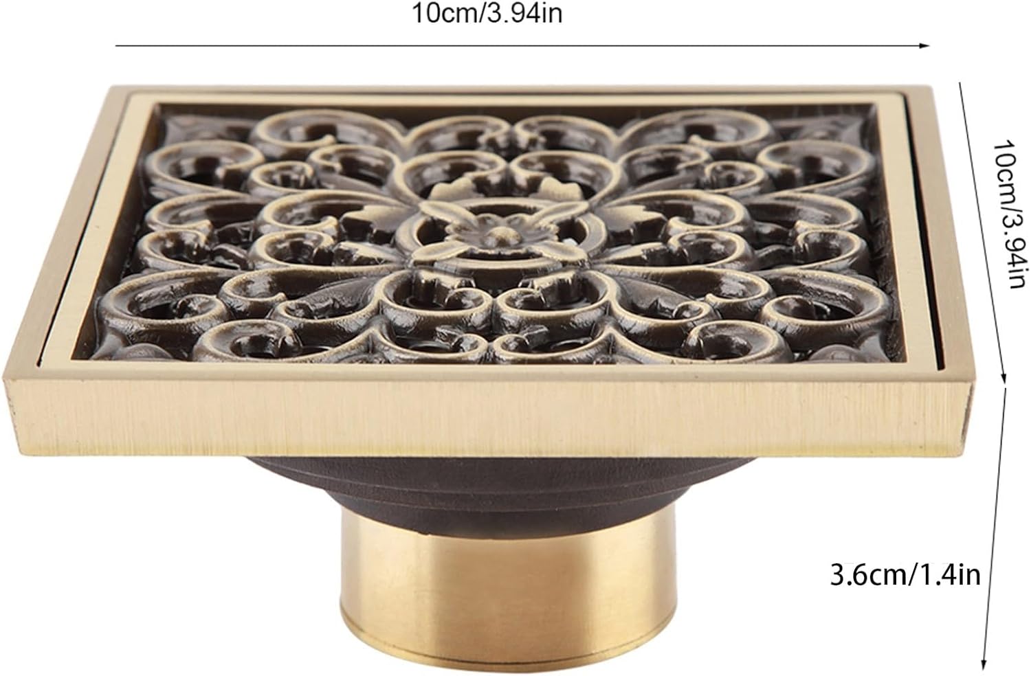 Antique Brass Floor Drain Cover for Bathroom