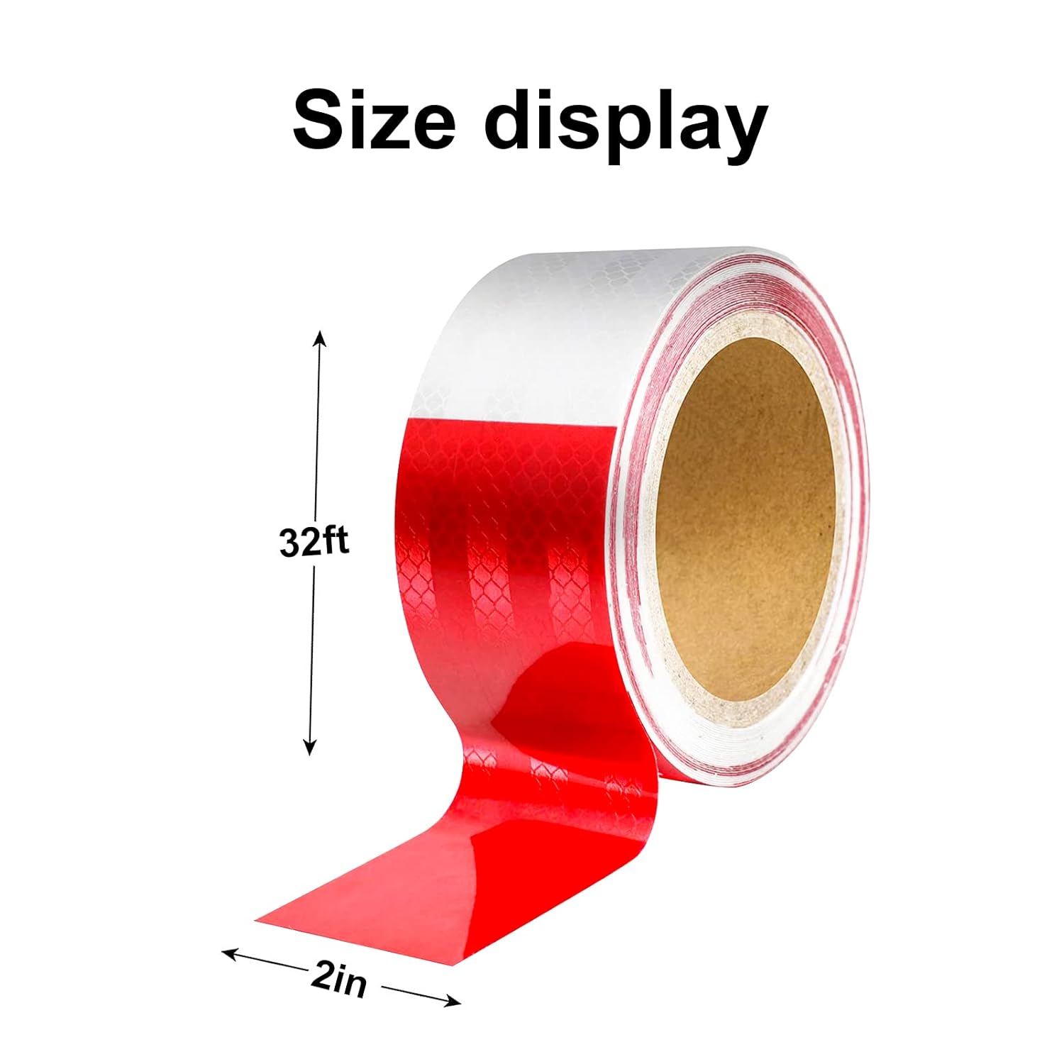 2 x 32 Reflective Safety Tape Red White