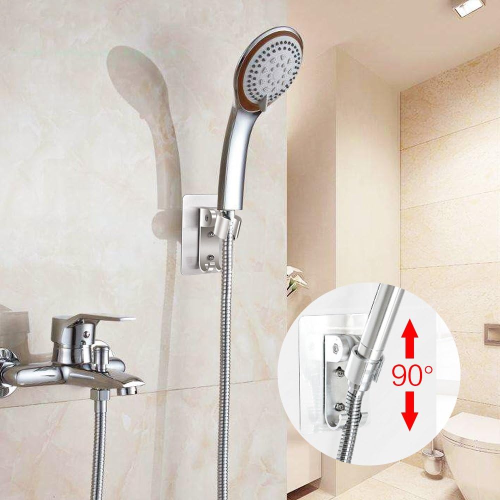 CACASO Adjustable Shower Head Holder with 2 Hangers