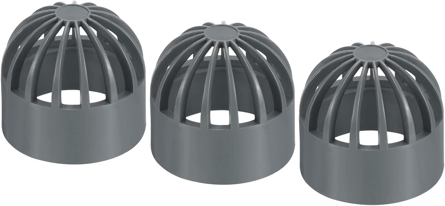 PATIKIL 40mm ID PVC Drain Grate Cover Gray