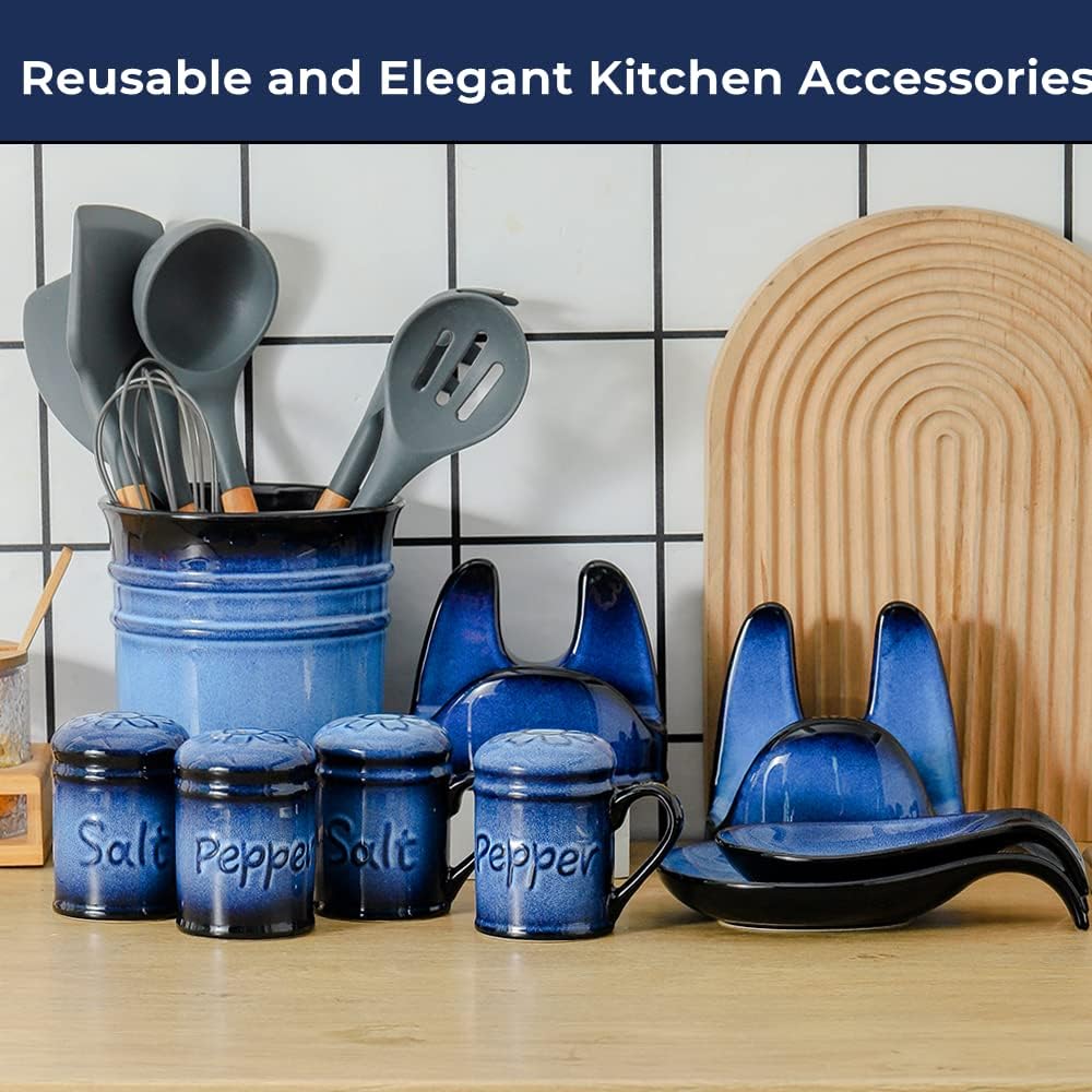 Nihow Ceramic Salt and Pepper Shakers Set