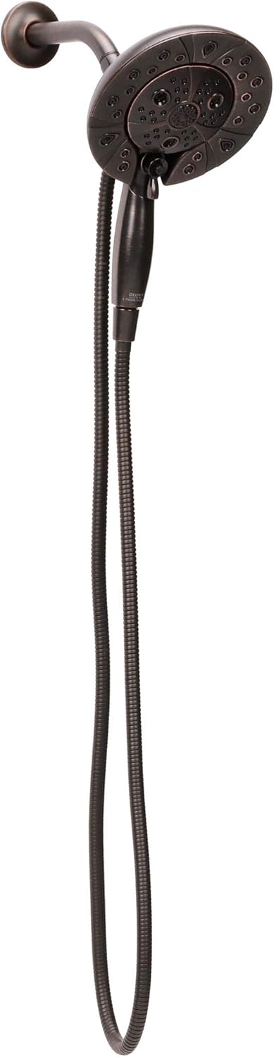 Delta In2ition 5-Setting Hand Held Shower Head with Hose Venetian Bronze