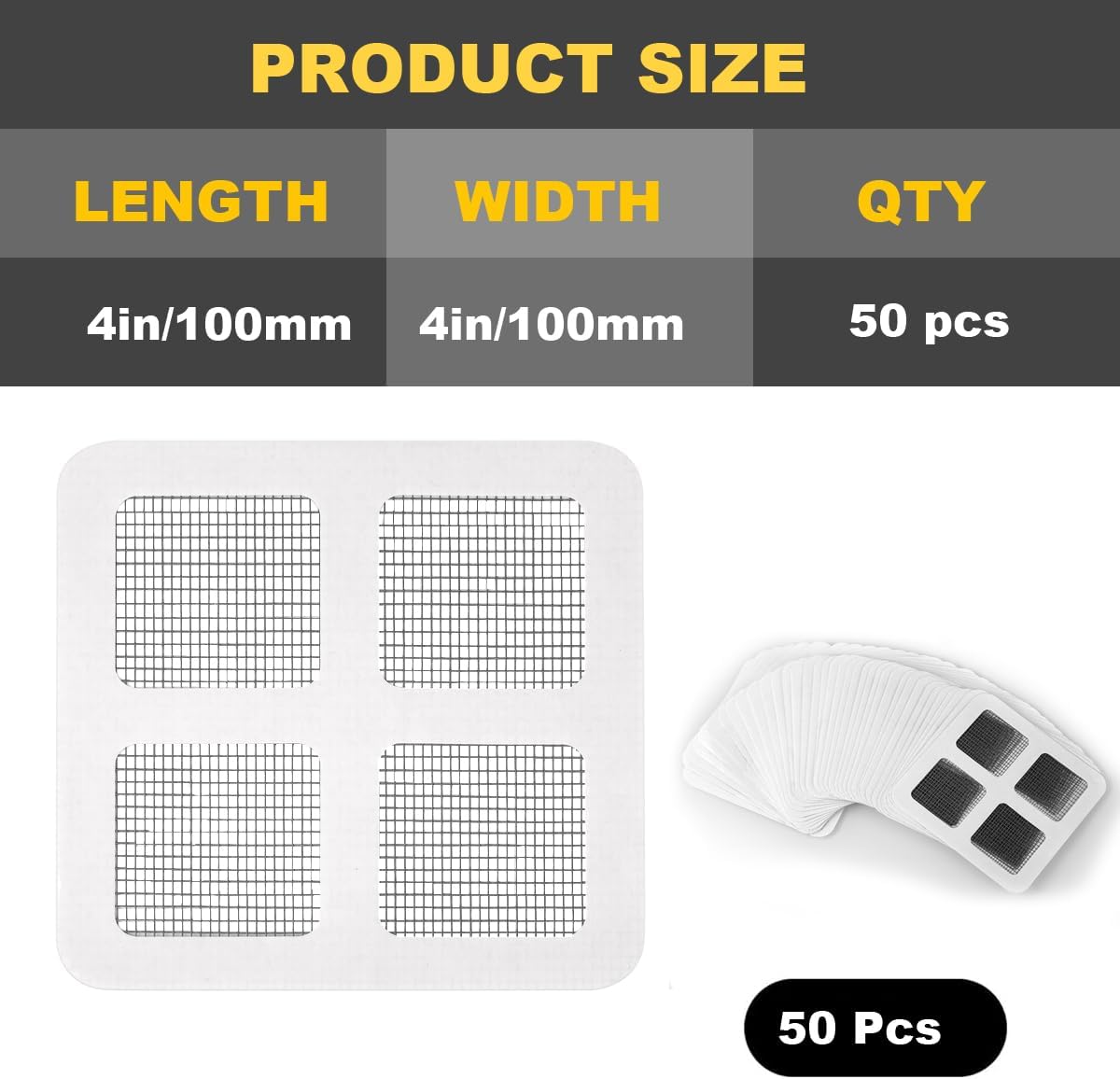 Harniruco 40-Piece Drain Strainer Set for Sinks Showers and Tub