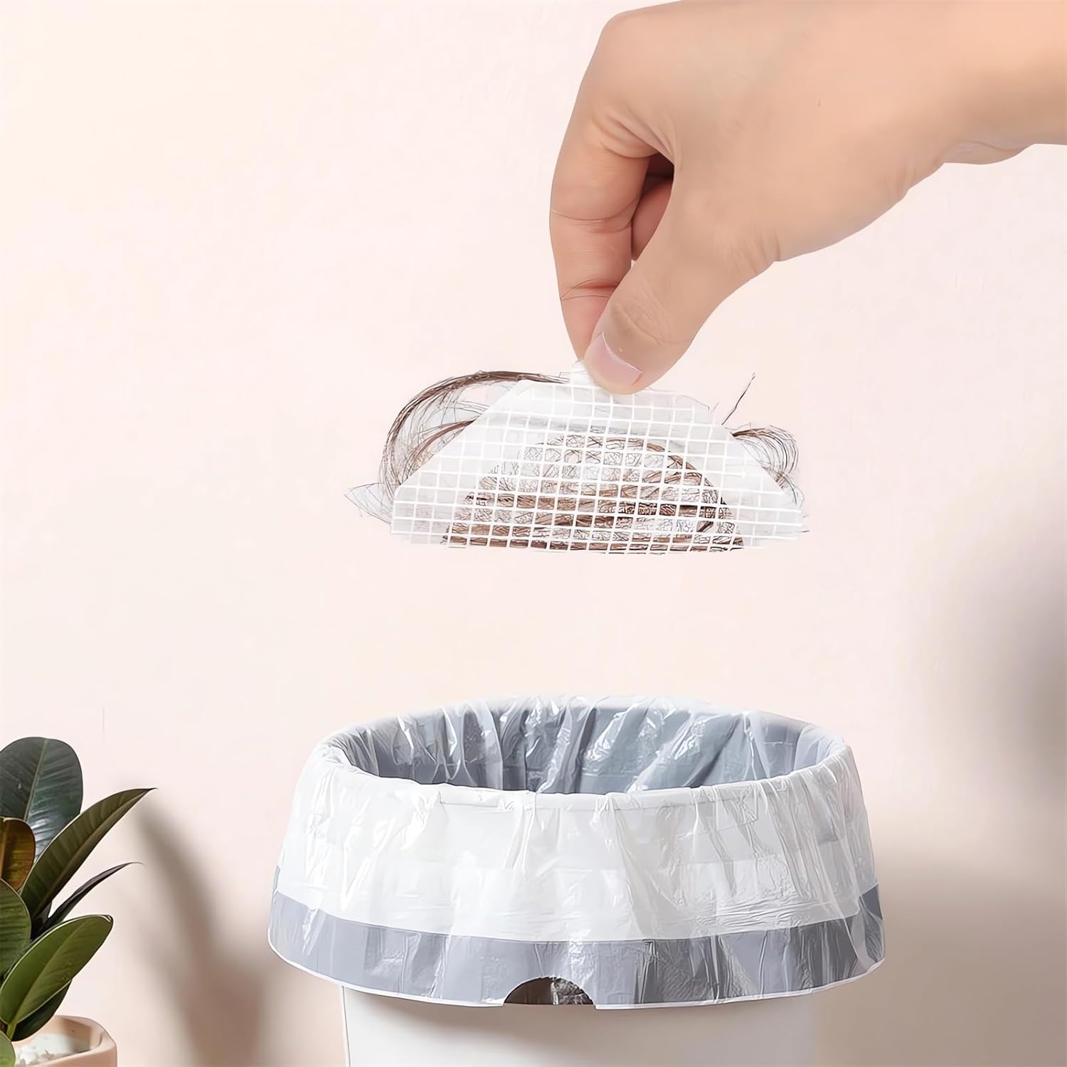 GYLCTOM Disposable Shower Drain Hair Catcher Sticker 30PC