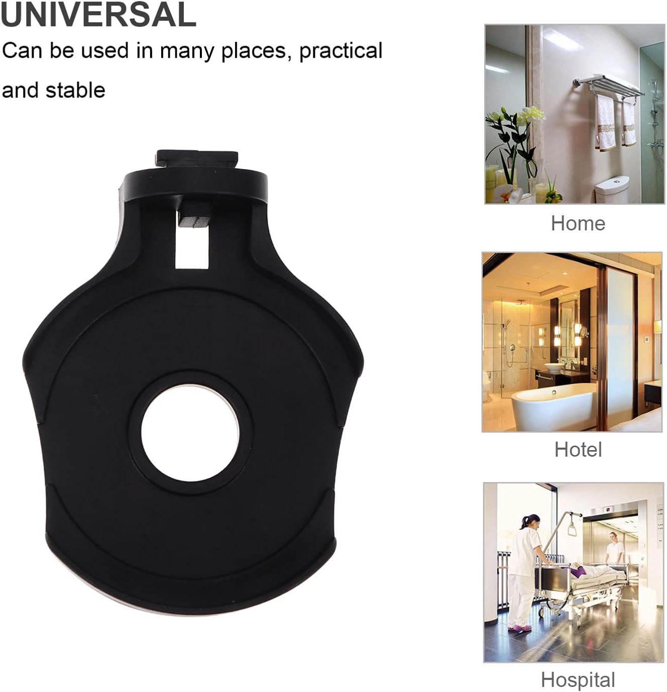 Healifty 2 Sets Wall Bracket for Soap Dispenser and Mobile Phone Holder