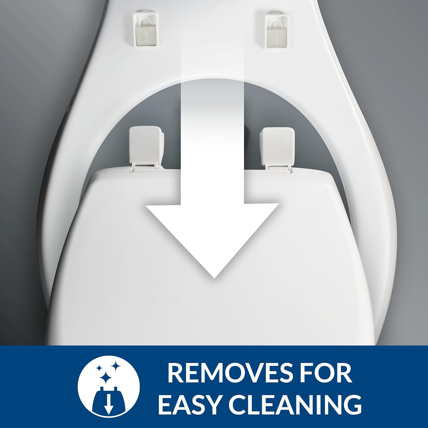 Mayfair Concealed Trapway Toilet Seat Fastening Kit White 1