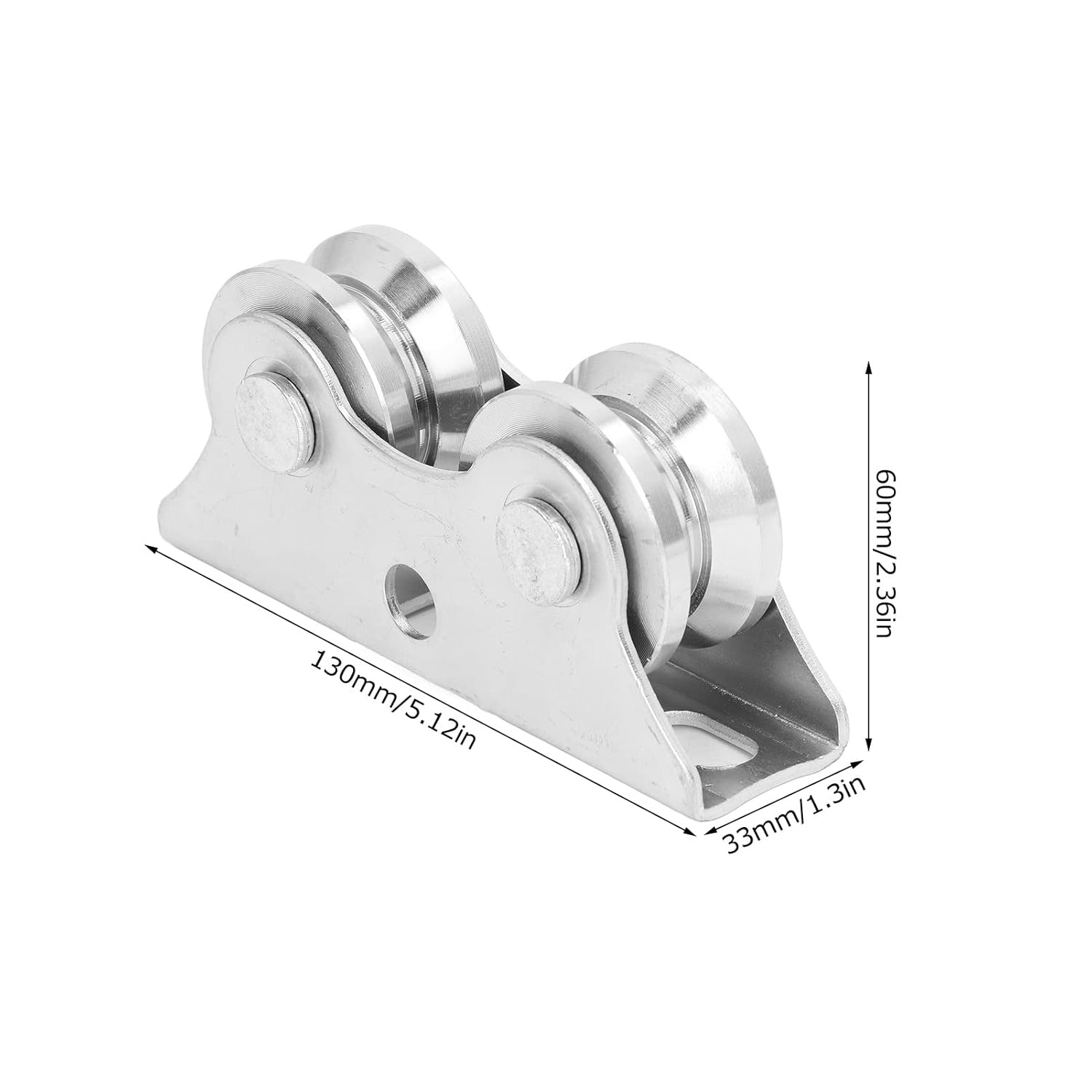 Yuecoom V Shape Double Bearing Caster for Heavy Duty Rolling Gates