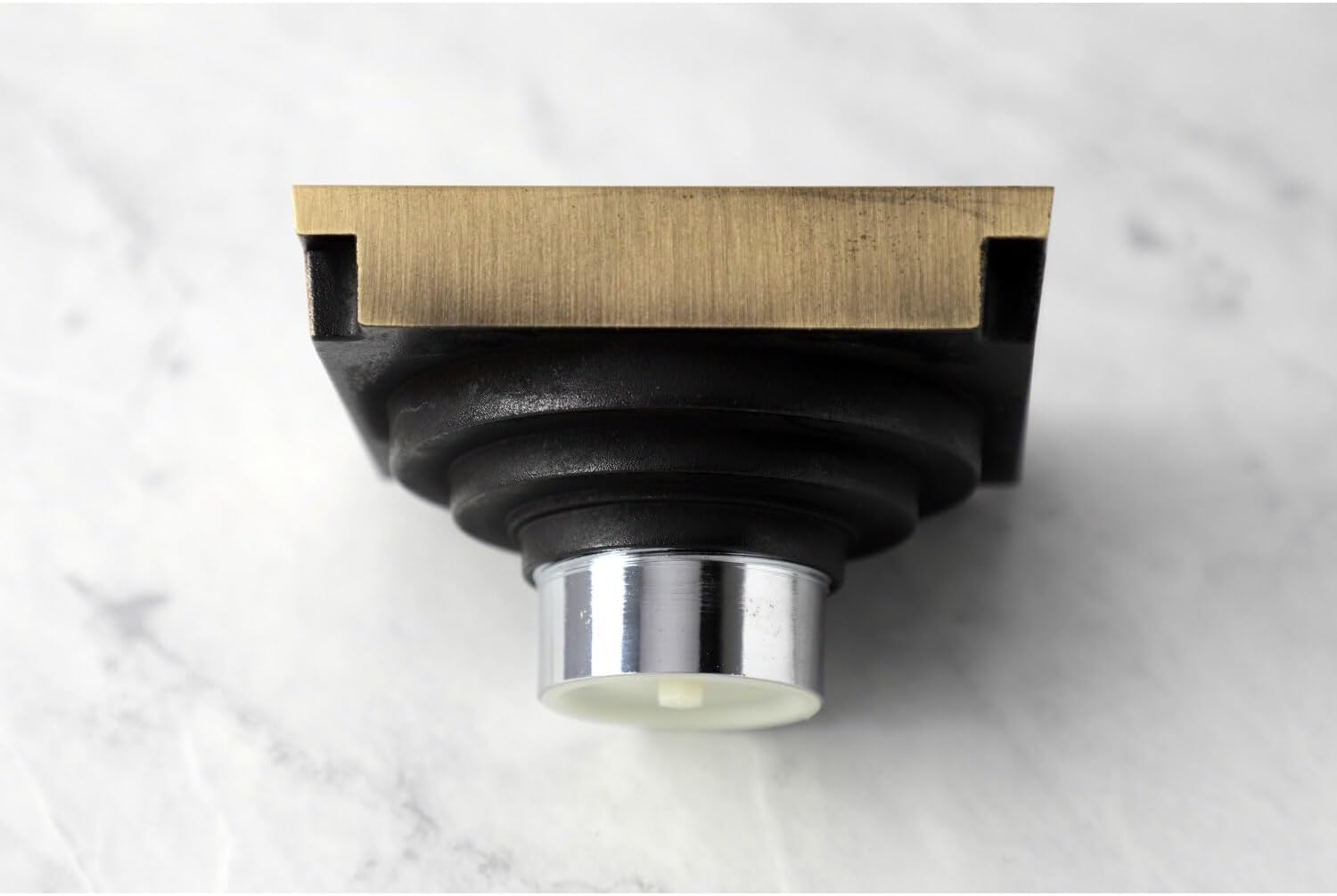 Kingston Brass Watercourse Scroll 4 Inch Square Grid Drain Strainer