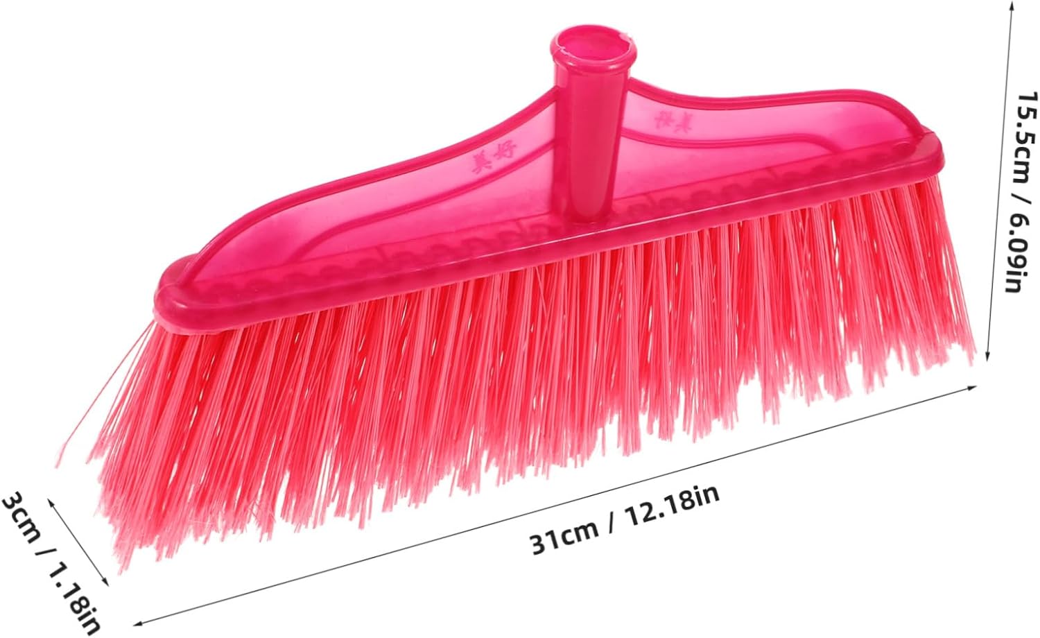 CALLARON Durable Bristle Broom Head for Home Office Cleaning