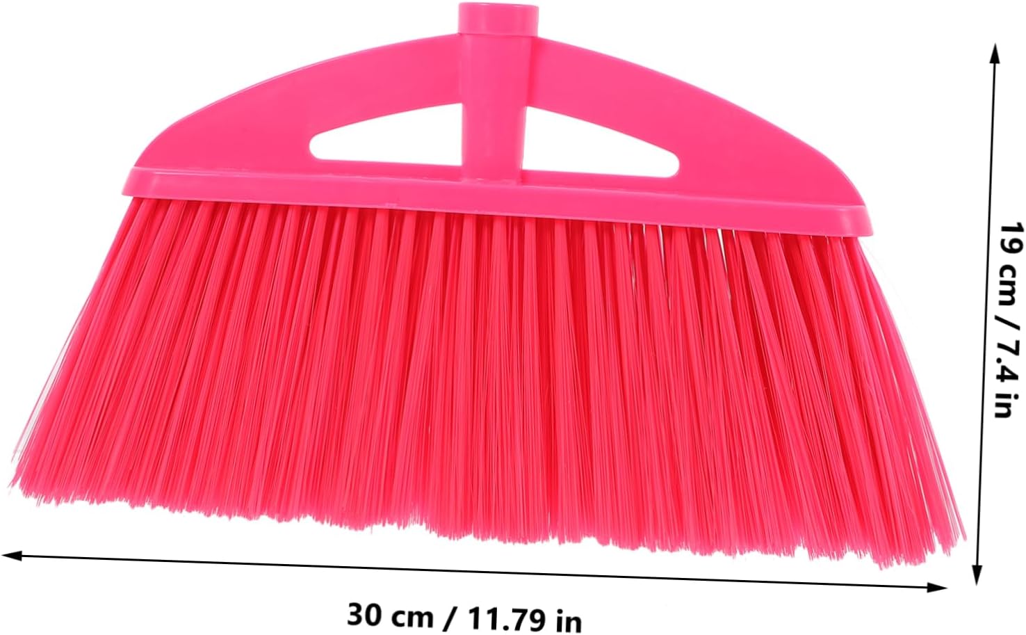 2Pcs Flagged Plastic Broom Head Replacement