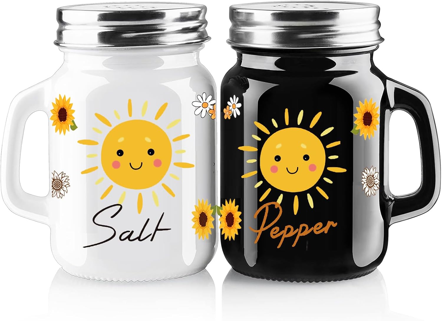 BSEROBS 2 Pack Sunflower Salt Pepper Shakers