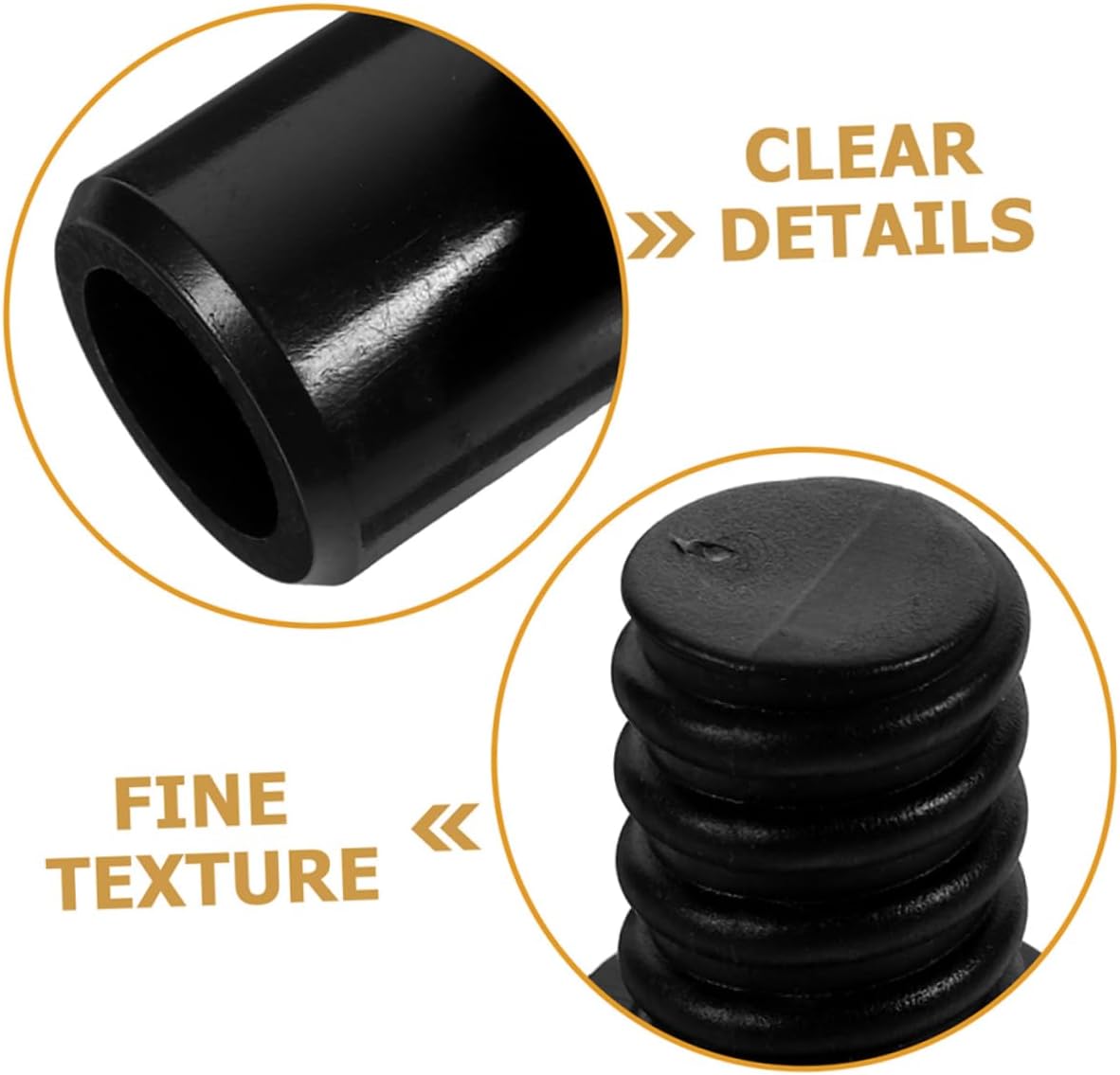 4pcs Plastic Broom Handle Threaded Tips for Extension Pole