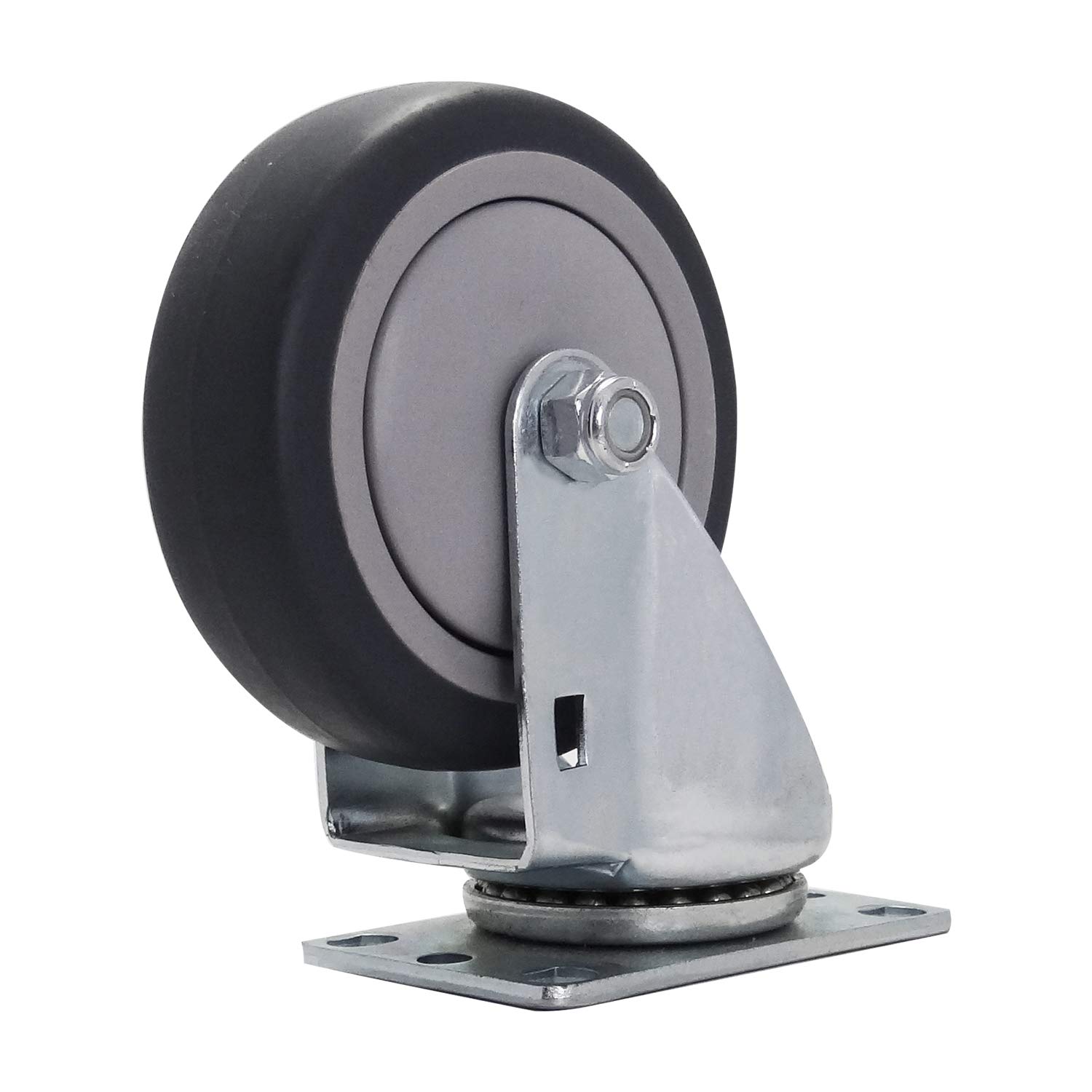 Snap-Loc 4 Inch THERMOPLASTIC Swivel Caster 300 LB