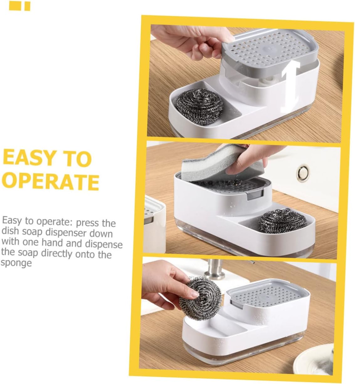 Unbreakable Dish Soap Pump Dispenser for Kitchen