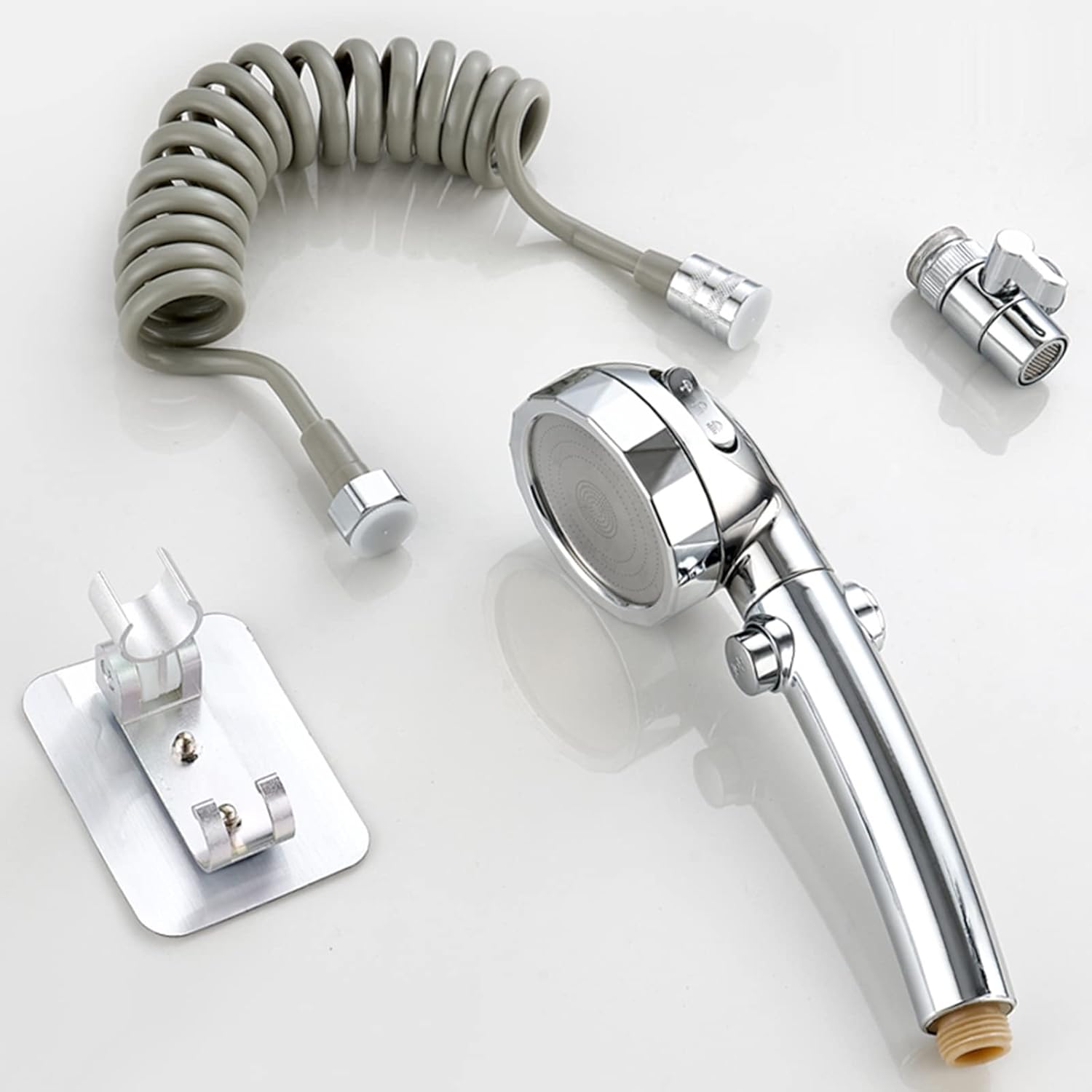Hand Held Shower Head with 3 Speed Modes and 3M Hose Kit