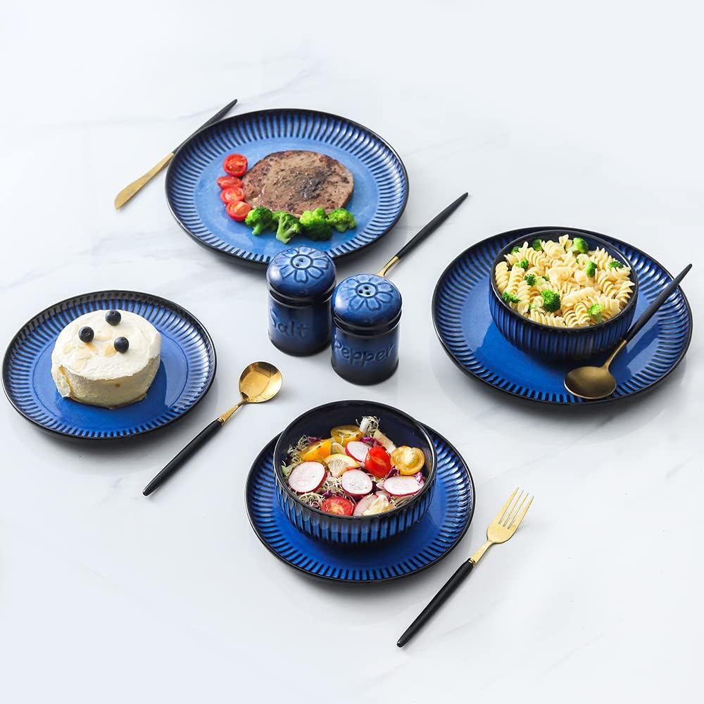Nihow Ceramic Salt and Pepper Shakers Set