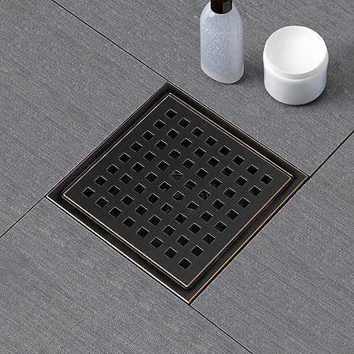 SaniteModar 6 Inch Shower Floor Drain with Flange