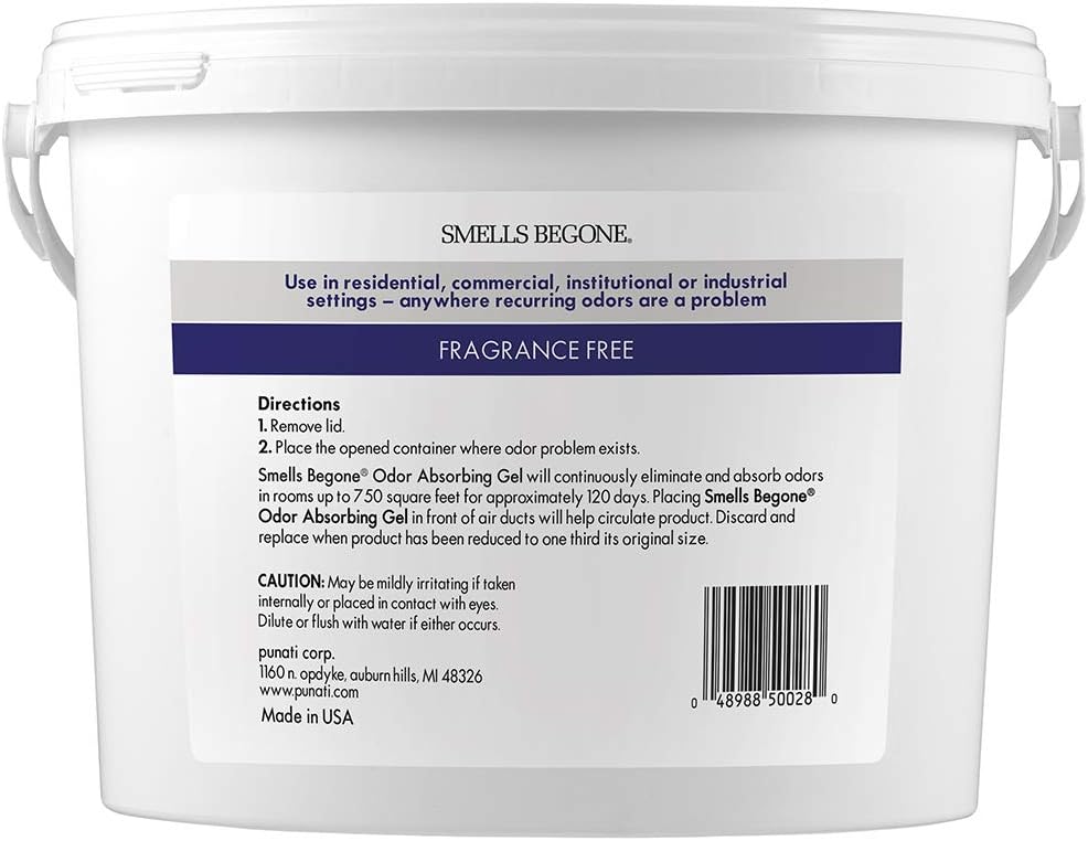 SMELLS BEGONE 1-Gallon Odor Absorber Gel - Fragrance Free