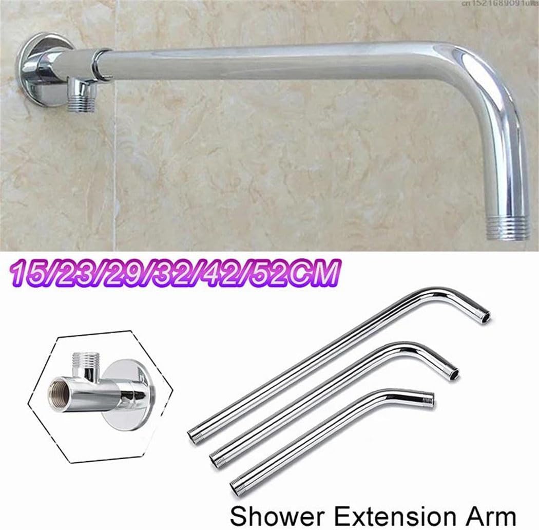 Adjustable Wall Mounted Shower Head Extension Arm 15Cm