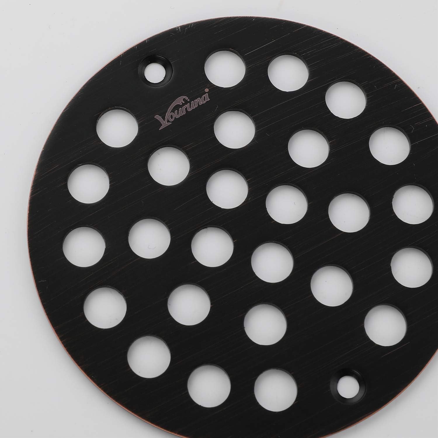 4-Inch Screw-in Shower Strainer Drain Cover Replacement
