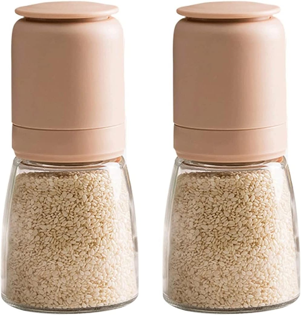 Salt and Pepper Grinder Set with Adjustable Coarseness