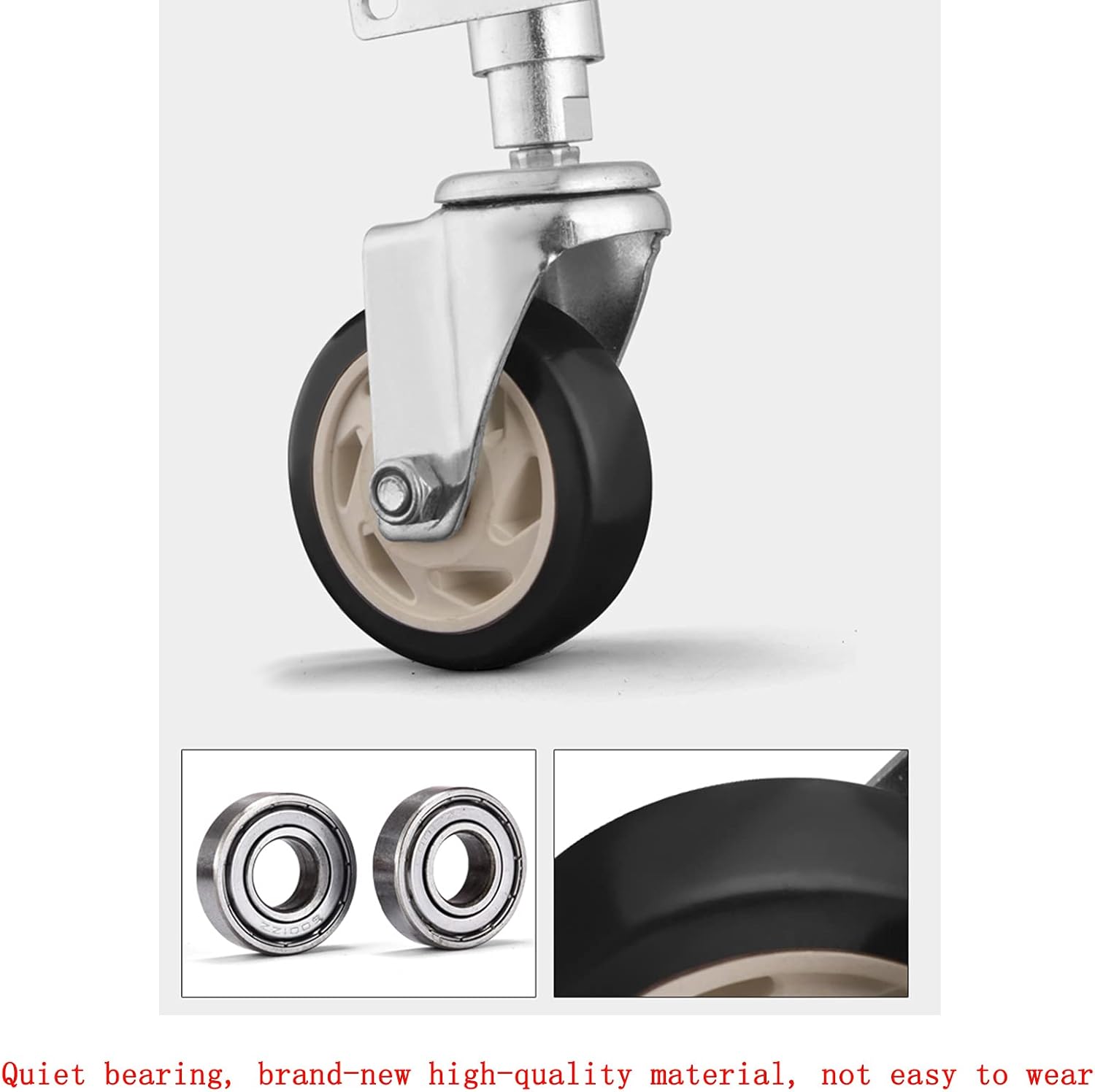 ZYFA Heavy Duty Spring Loaded Swivel Caster for Gates