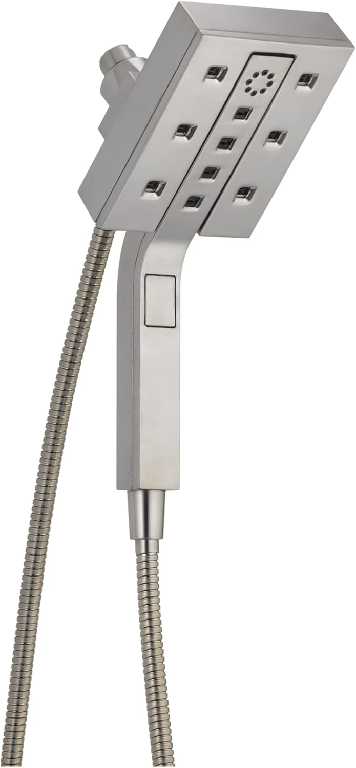 Delta 4-Spray Touch-Clean H2Okinetic In2ition 2-in-1 Shower Head